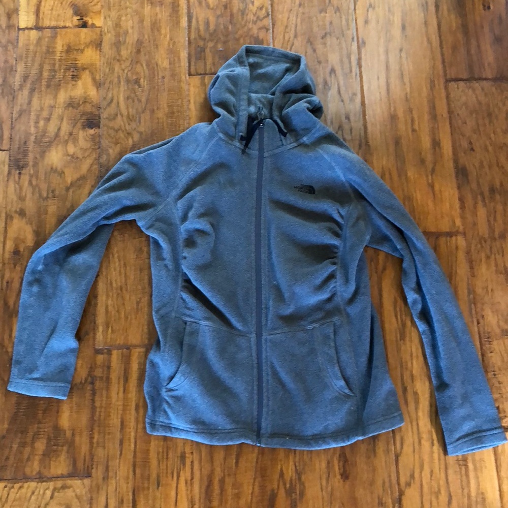North face grey hoodie